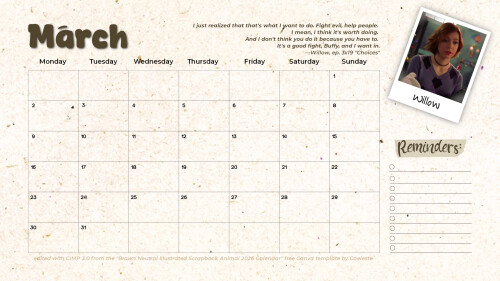 Freebie March26 Willow