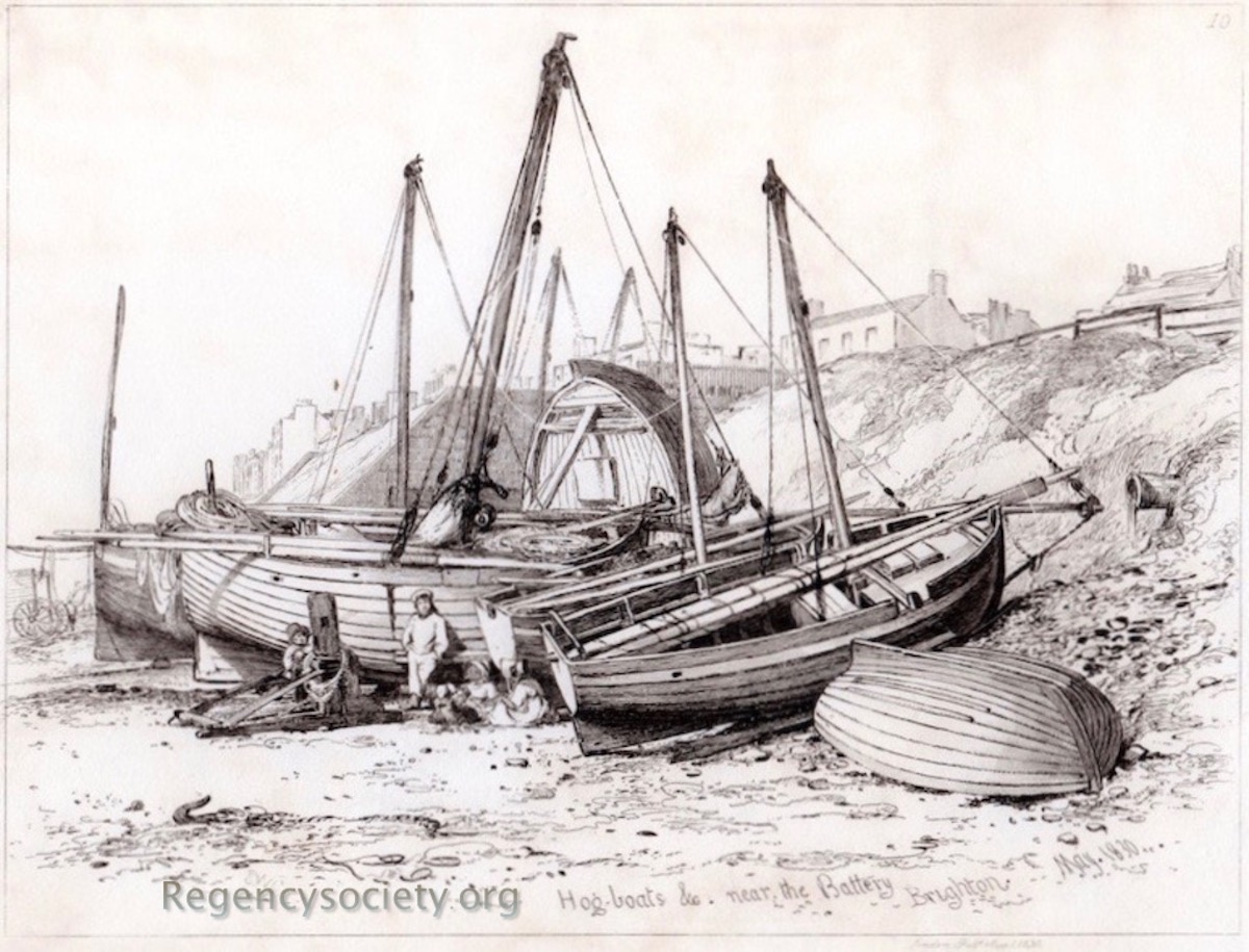 Aquatint boats