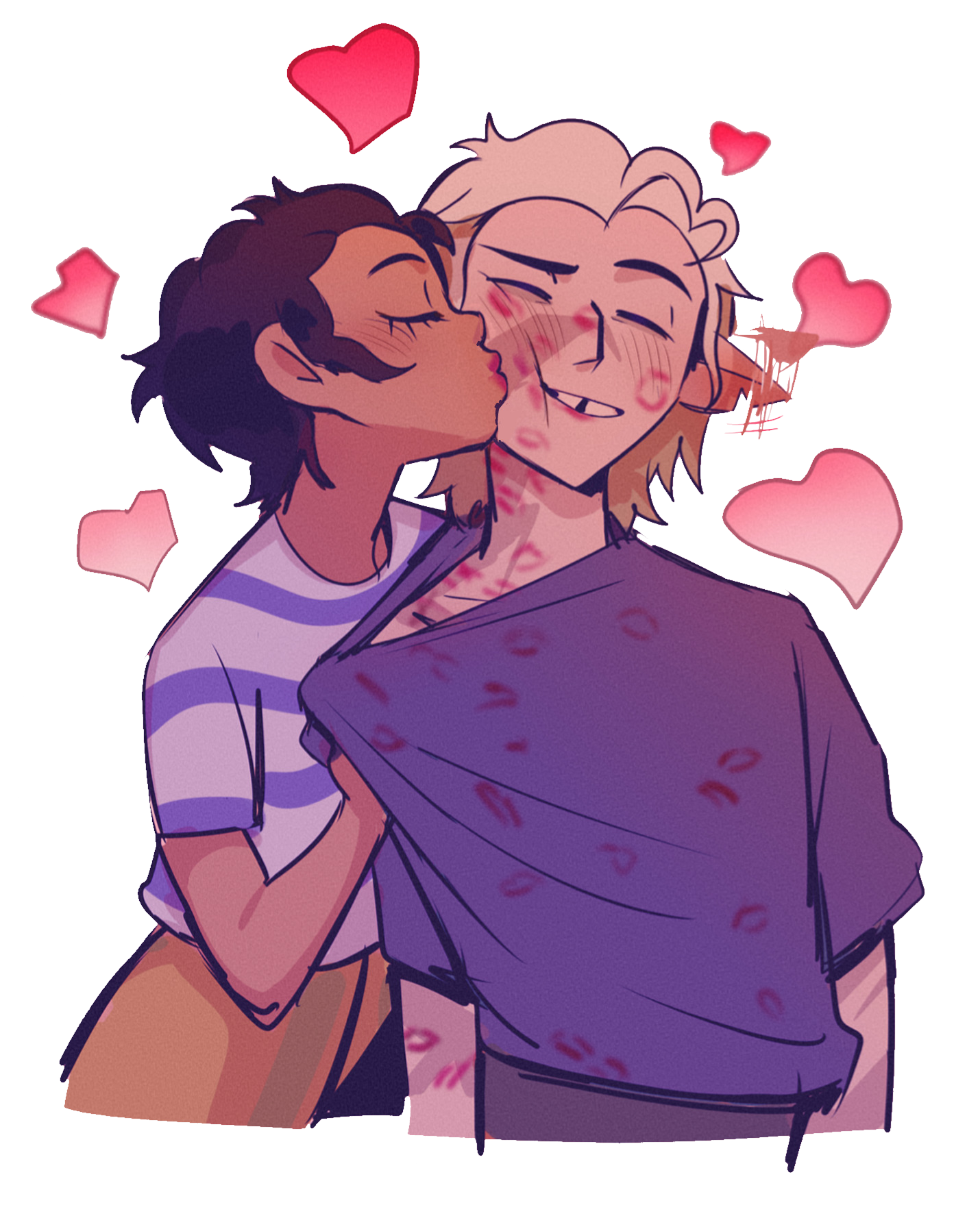 luz and hunter fanart by makeliasoul