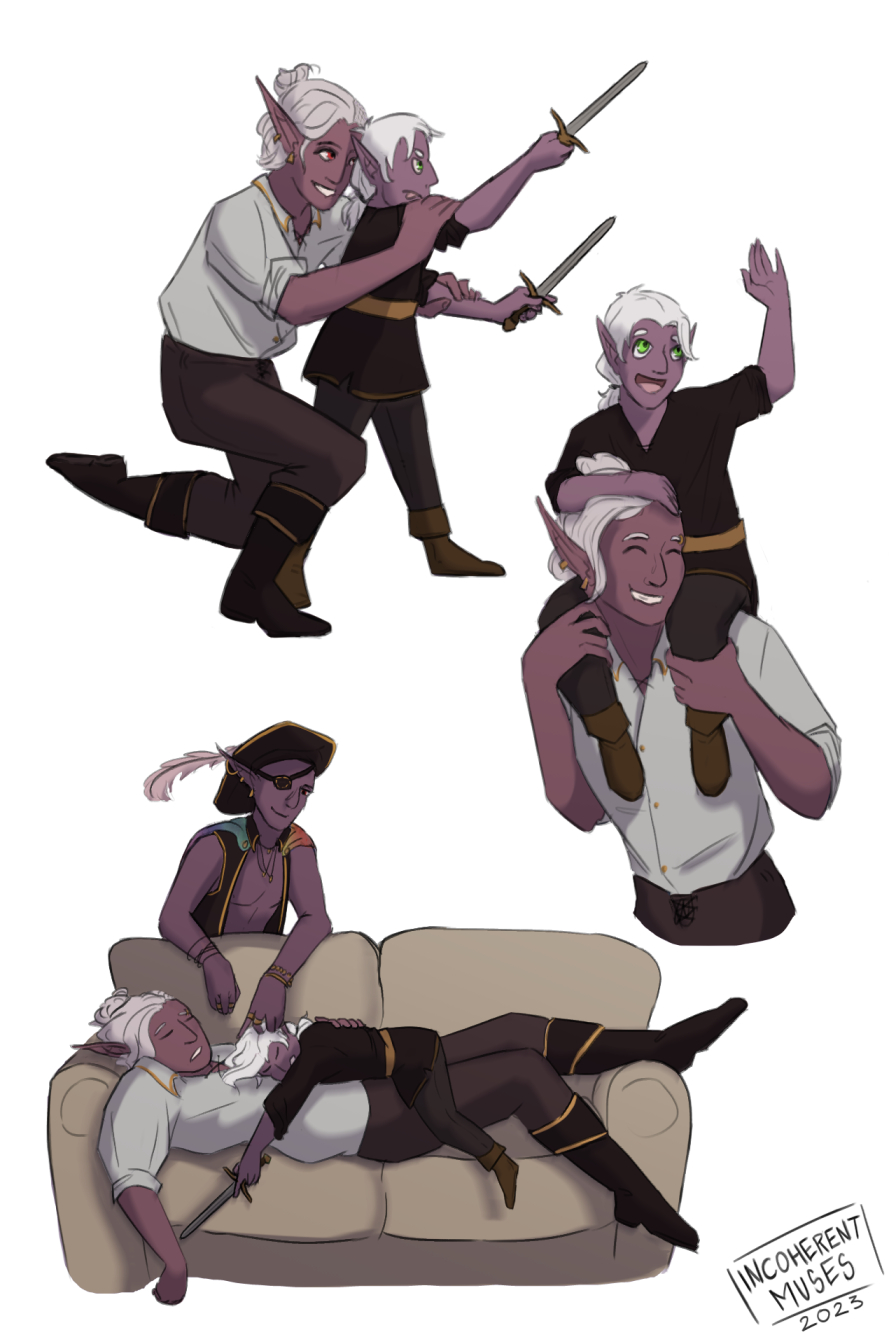 zeth and varis sketch sheet