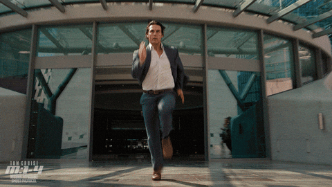 On My Way Running GIF by Mission Impossible