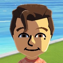 Eddie's profile picture, his Mii version